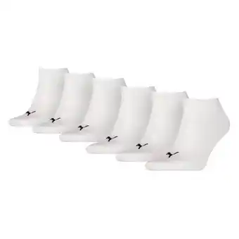 Puma 6 pack trainer socks