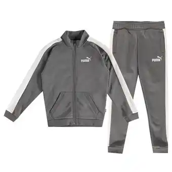 Sports Direct Puma clean fleece tracksuit junior boys offer