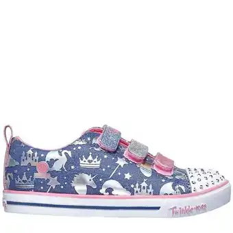 Sports Direct Skechers lite canvas shoes infant girls offer