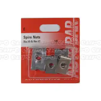 Euro Car Parts Spire nuts no.10 & no.12 offer