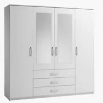 JYSK Wardrobe vellerup 200x200 combi whitesave 22% offer