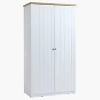 JYSK Wardrobe markskel 112x210 white/oaksave 26% offer