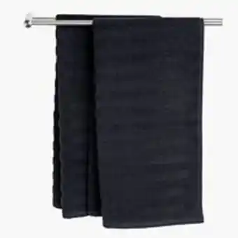 JYSK Hand towel torsby 50x90 blacksave 33% offer