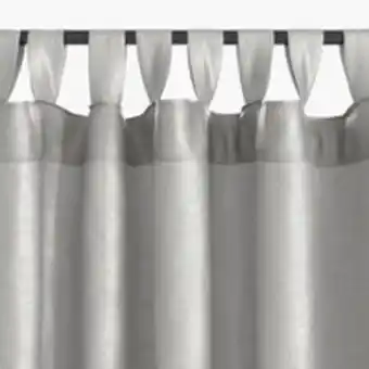 Curtain lupin 1x140x300 silk-look silver