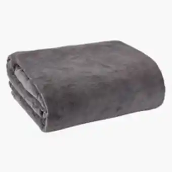 JYSK Throw dragehode fleece 140x200 dark greysave 50% offer