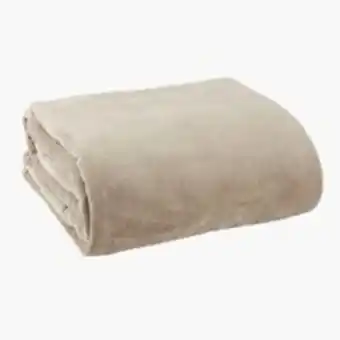 JYSK Throw dragehode fleece 140x200 taupesave 50% offer