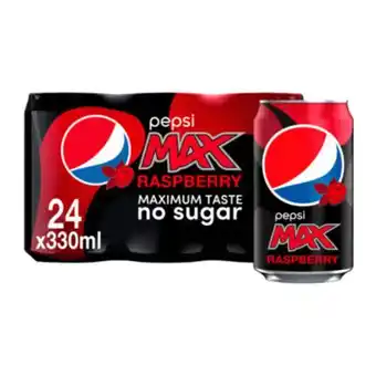 Asda Max raspberry no sugar cola can offer