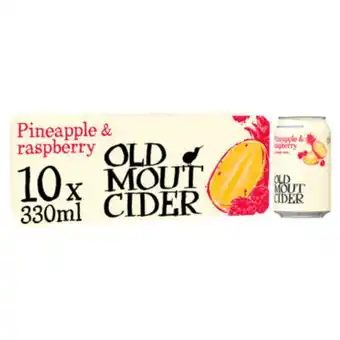 Asda Pineapple & raspberry cider cans offer