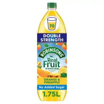Asda Double strength orange & pineapple no added sugar fruit squash offer