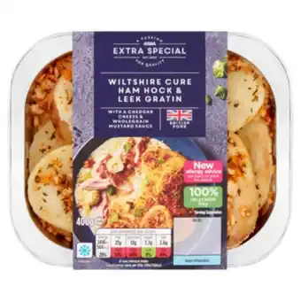 Asda Wiltshire cure ham hock & leek gratin offer