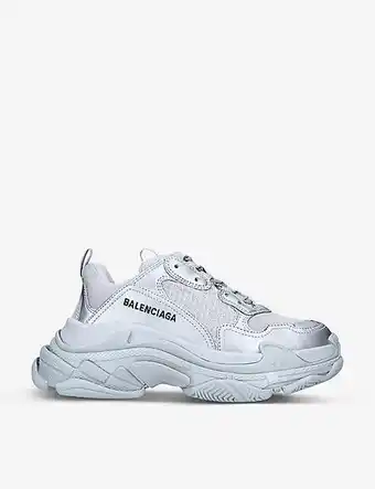 Selfridges Balenciaga women's triple s faux-leather and mesh trainers offer