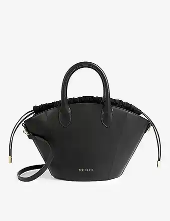 Selfridges Ted baker safaz leather bucket bag offer