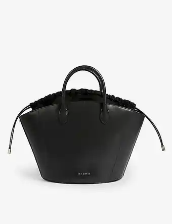 Selfridges Ted baker safaz leather large tote offer