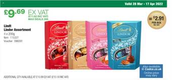 Costco Lindt Lindor Assortment offer