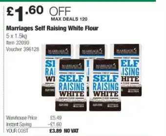 Marriages Self Raising White Flour