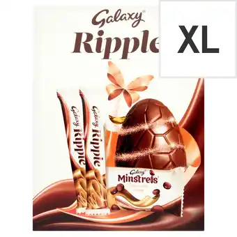 Tesco Galaxy Ripple Chocolate Egg Extra Large 286G offer
