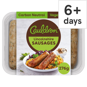 Tesco Cauldron 6 Lincolnshire Sausages 276G offer