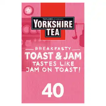 Asda Taylors of Harrogate Yorkshire Tea Toast & Jam Brew 40 Teabags offer