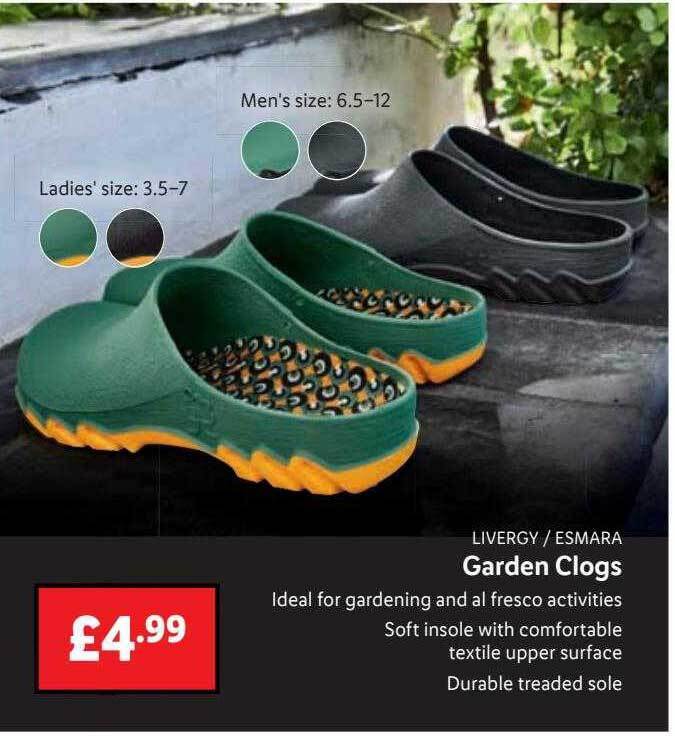 Garden clogs lidl on sale