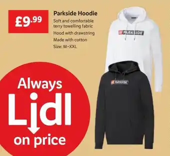 Lidl Parkside Hoodie offer