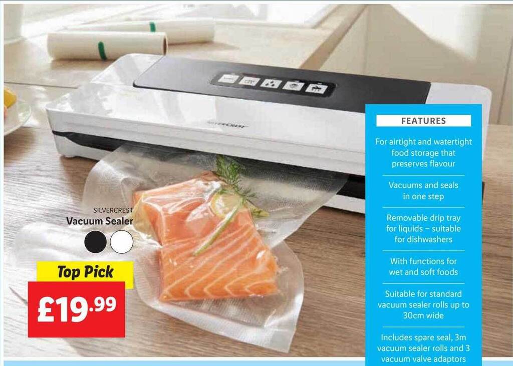 Silvercrest Vacuum Sealer offer at Lidl