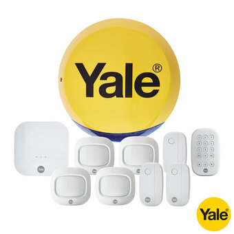 Costco Yale IA-320 10pc Sync Smart Home Alarm with x4 Motion Sensors and x3 Window/Door Sensors offer