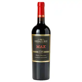 Costco Errazuriz Max Reserva Cabernet Sauvignon 2018, 75cl offer