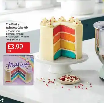 Aldi The Pantry Rainbow Cake Mix offer