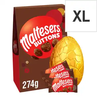 Tesco Malteasers Chocolate Buttons Egg Extra Large 274G offer
