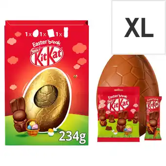 Tesco Kit Kat Bunny Milk Chocolate Giant Easter Egg 234G offer