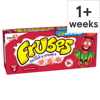 Tesco Frubes Strawberry Yogurts 9X37g offer