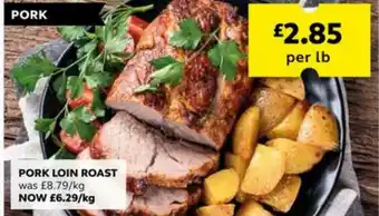 Pork Loin Roasr per lb