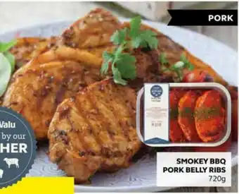 SuperValu Smokey BBQ Pork Belly Ribs 720g offer