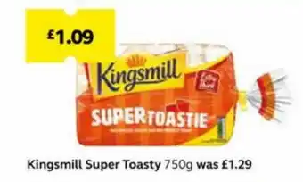 SuperValu Kingsmill Super Toasty 750g offer