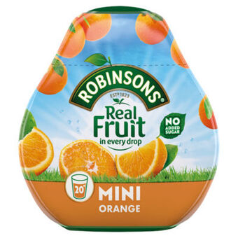 Asda Robinsons Mini Orange No Added Sugar Squash offer