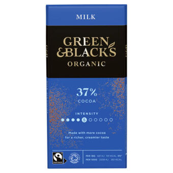 Asda Green & Black's Organic Milk Chocolate Bar offer