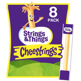 Asda Strings & Things Cheestrings Cheese Snack 8 Pack offer