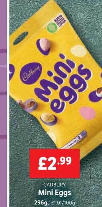 Lidl Cadbury Mini Eggs offer