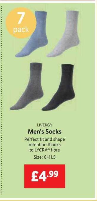 Lidl Livergy Men's Socks offer