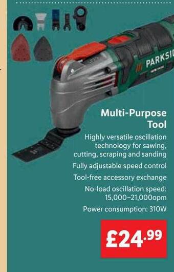 Lidl Multi-purpose Tool offer