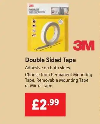 Lidl Double Sided Tape offer