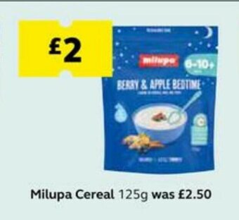 SuperValu Milupa Cereal 125g offer