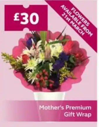 SuperValu Mother's Premium Gift Wrap offer