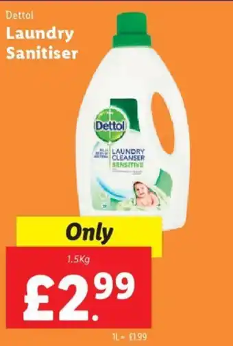 Lidl Laundry Sanitiser 1.5kg offer