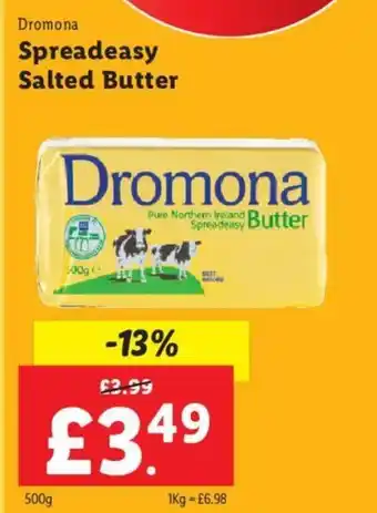Lidl Spreadeasy Salted Butter 500g offer
