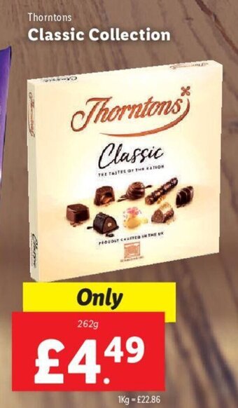 Lidl Thorntons Classic Collection offer