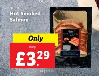 Lidl Deluxe Hot Smoked Salmon 100g offer