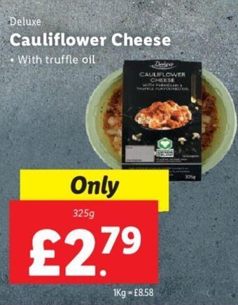 Lidl Deluxe Cauliflower Cheese 325g offer