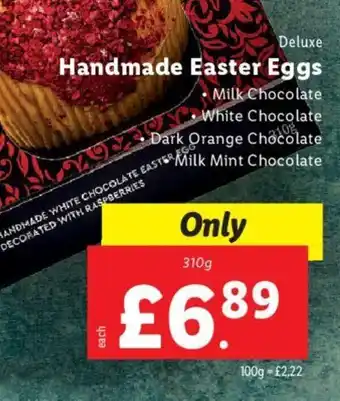 Lidl Handmade Easter Eggs 310g offer