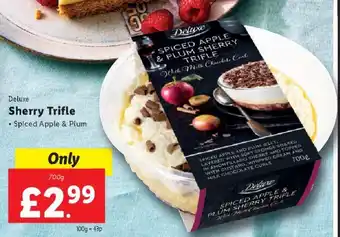 Lidl Sherry Trifle 700g offer